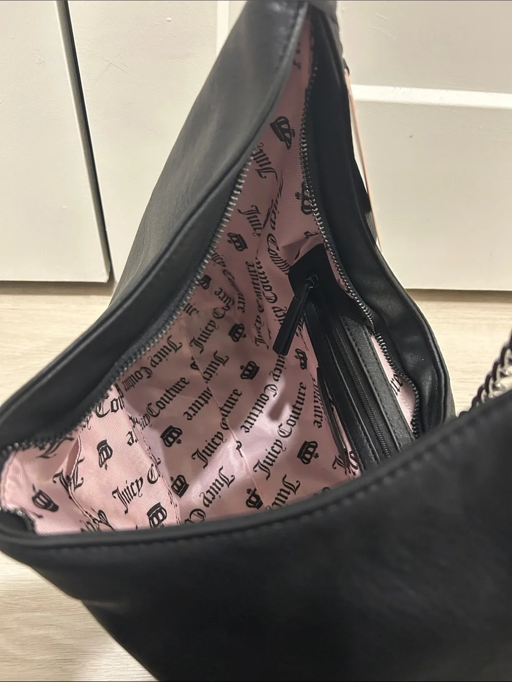 Juicy Couture Exclusive (NWT) Royal Crest Hobo Bag